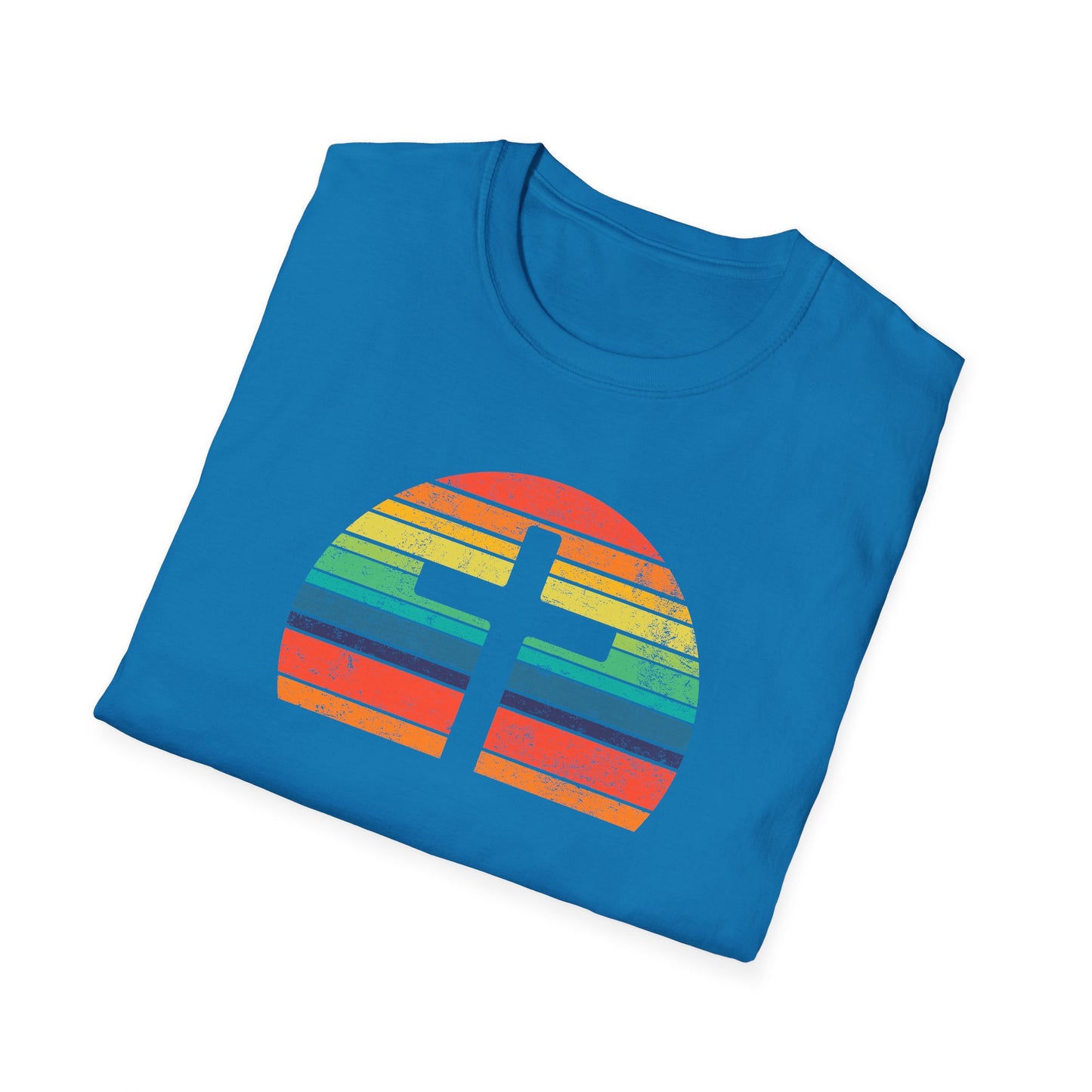 Retro Cross Unisex Softstyle T-Shirt