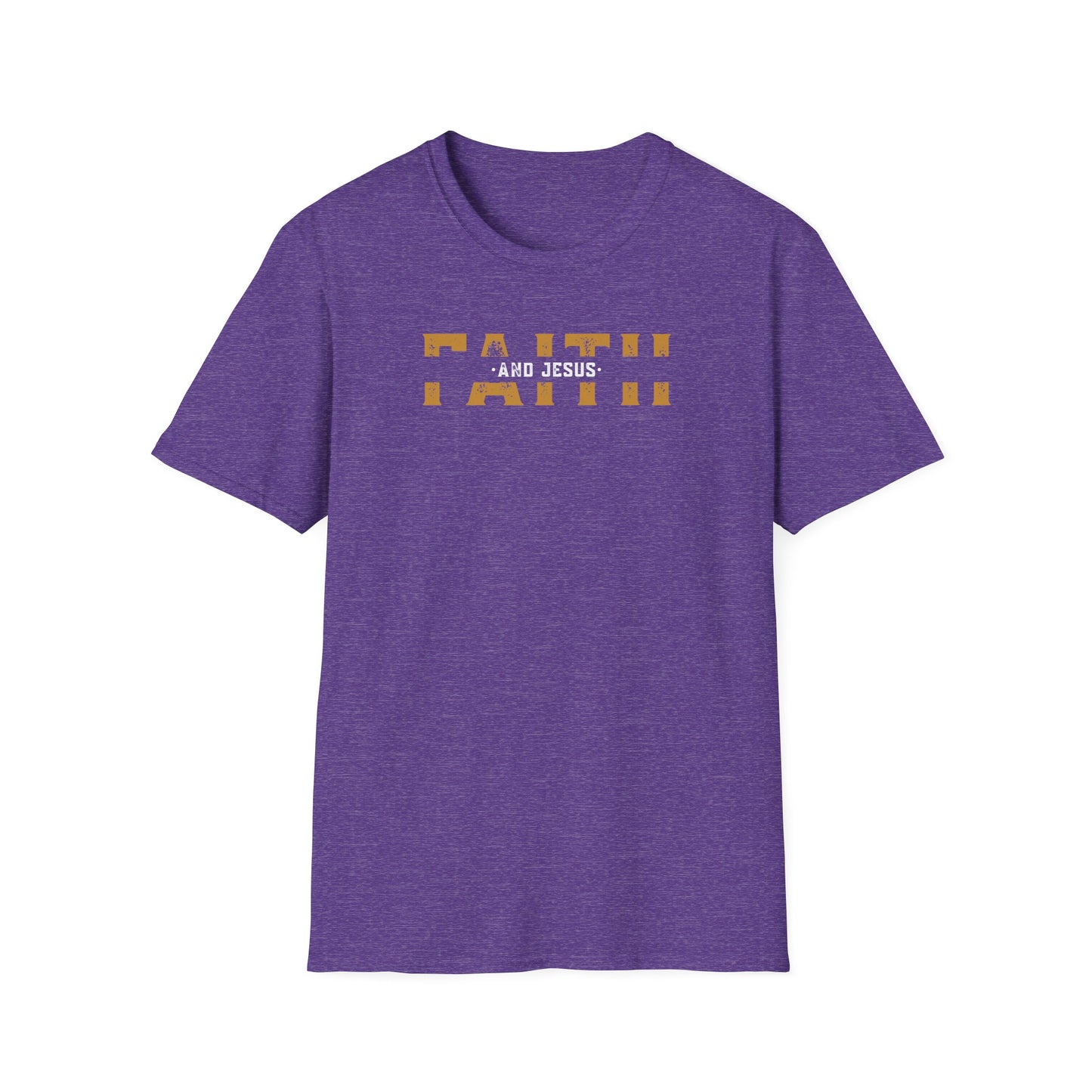 Faith and Jesus  Unisex Softstyle T-Shirt