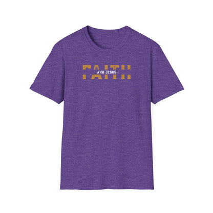 Faith and Jesus  Unisex Softstyle T-Shirt