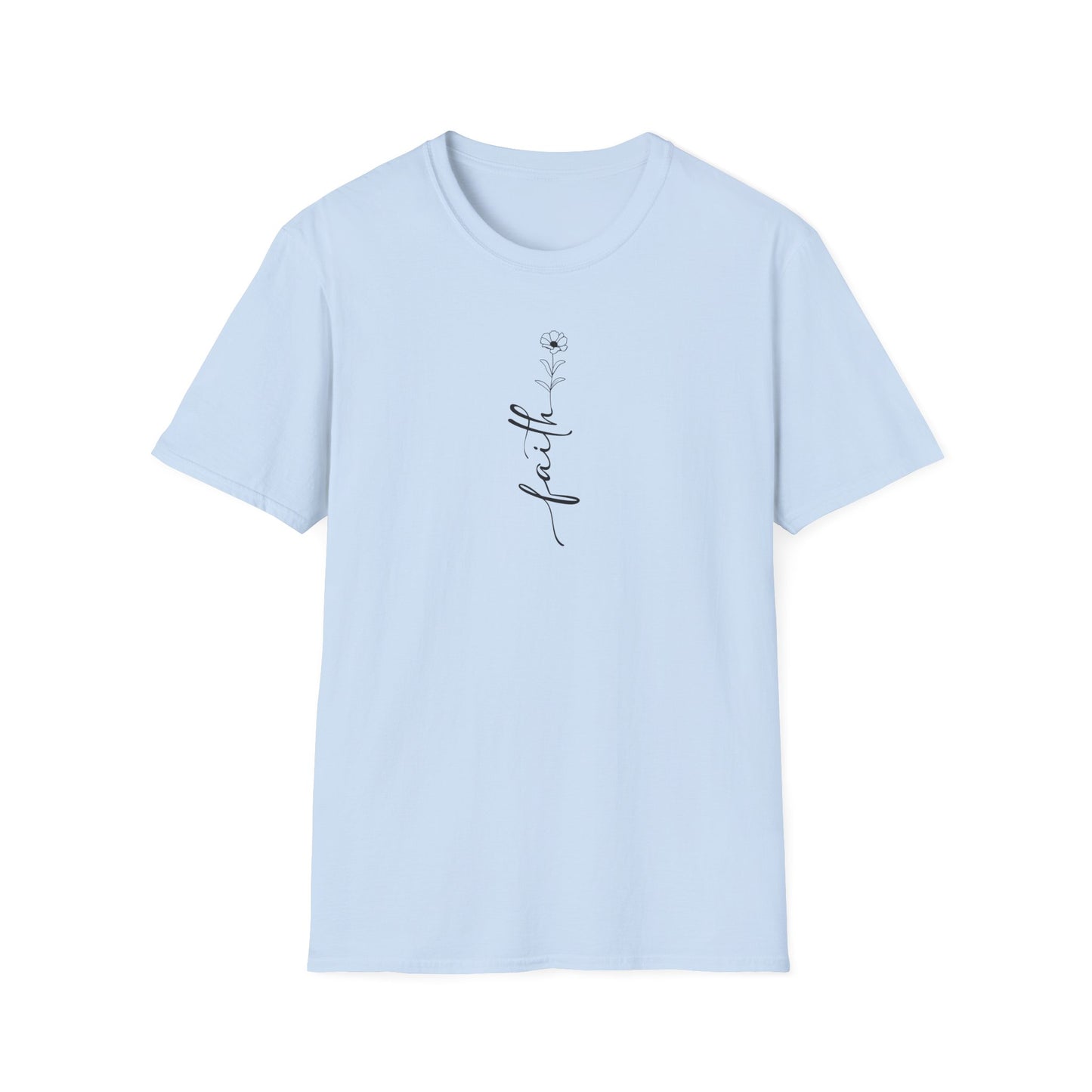 Faith Flower Unisex Softstyle T-Shirt