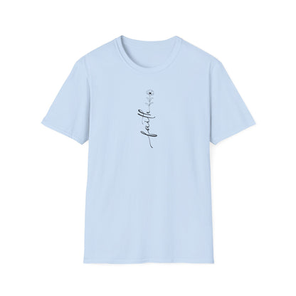Faith Flower Unisex Softstyle T-Shirt