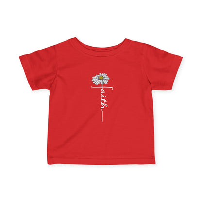 Faith Flower - Infant Fine Jersey Tee