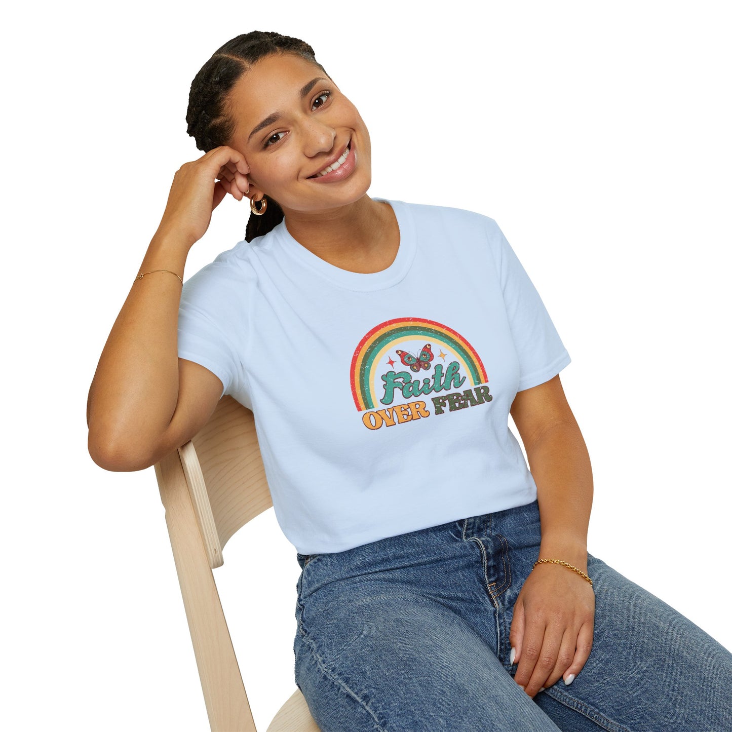 "Faith Over Fear" Unisex Softstyle T-Shirt