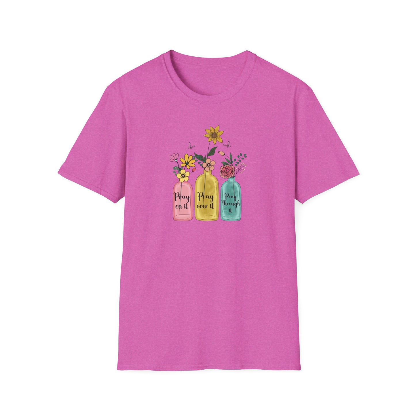 Jars of Flowers Unisex Softstyle T-Shirt