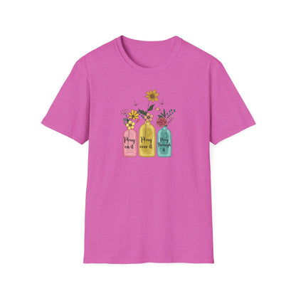 Jars of Flowers Unisex Softstyle T-Shirt