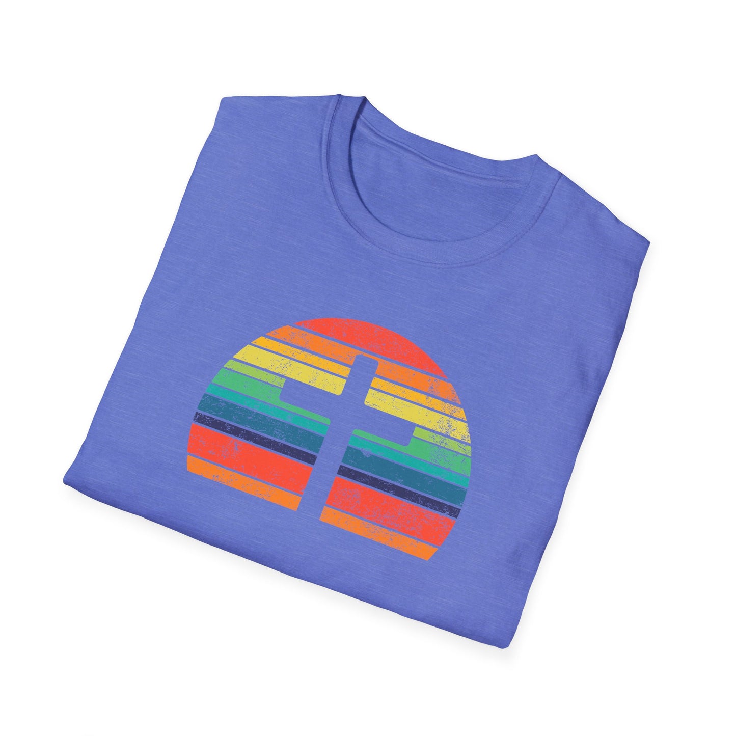 Retro Cross Unisex Softstyle T-Shirt