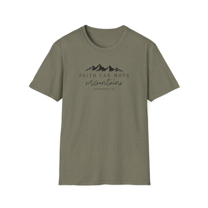 Faith Can Move Mountains D-2 Unisex Softstyle T-Shirt