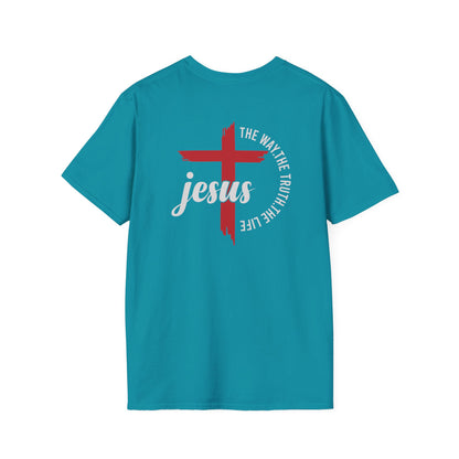 "Jesus The Way The Truth The Life"Unisex Softstyle T-Shirt