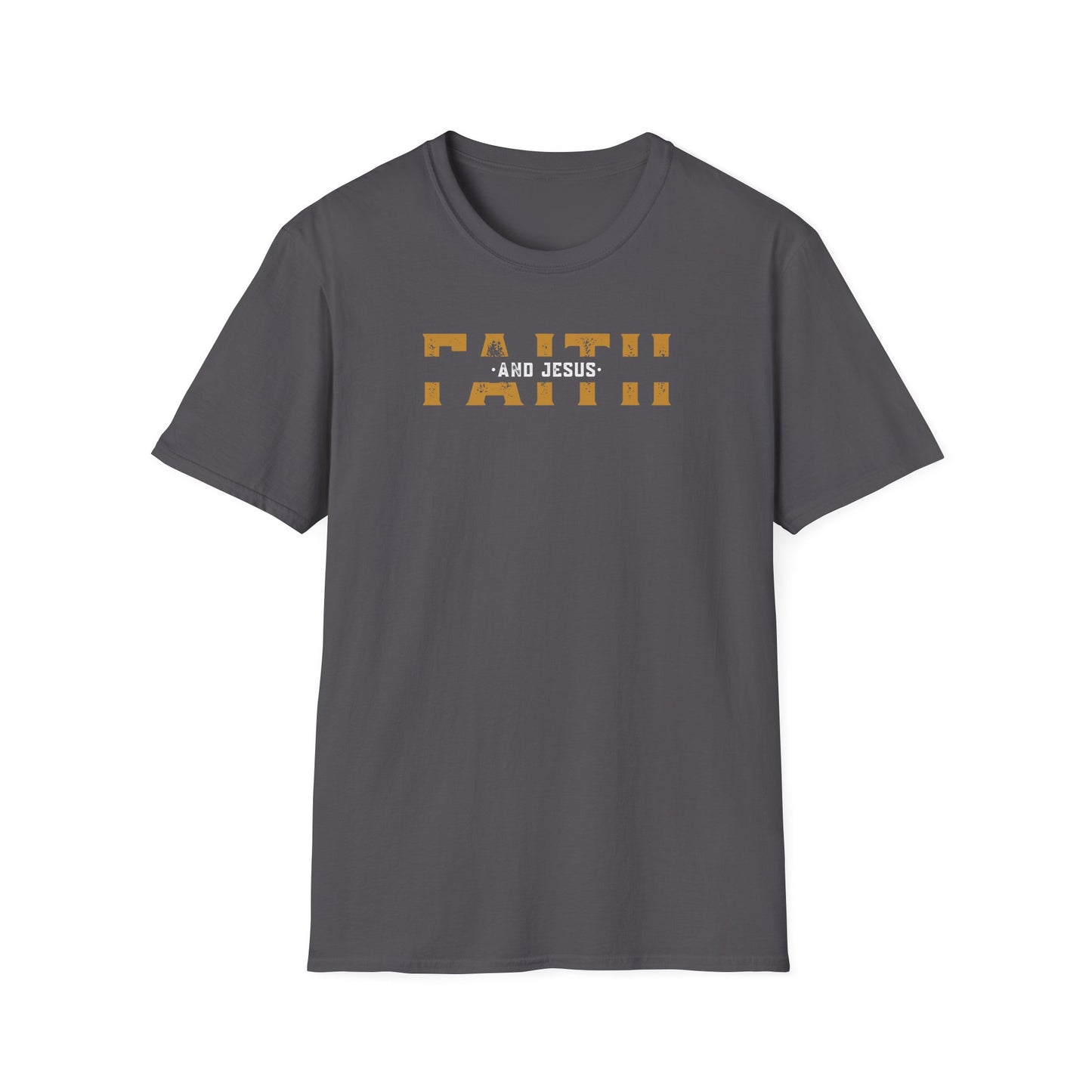 Faith and Jesus  Unisex Softstyle T-Shirt