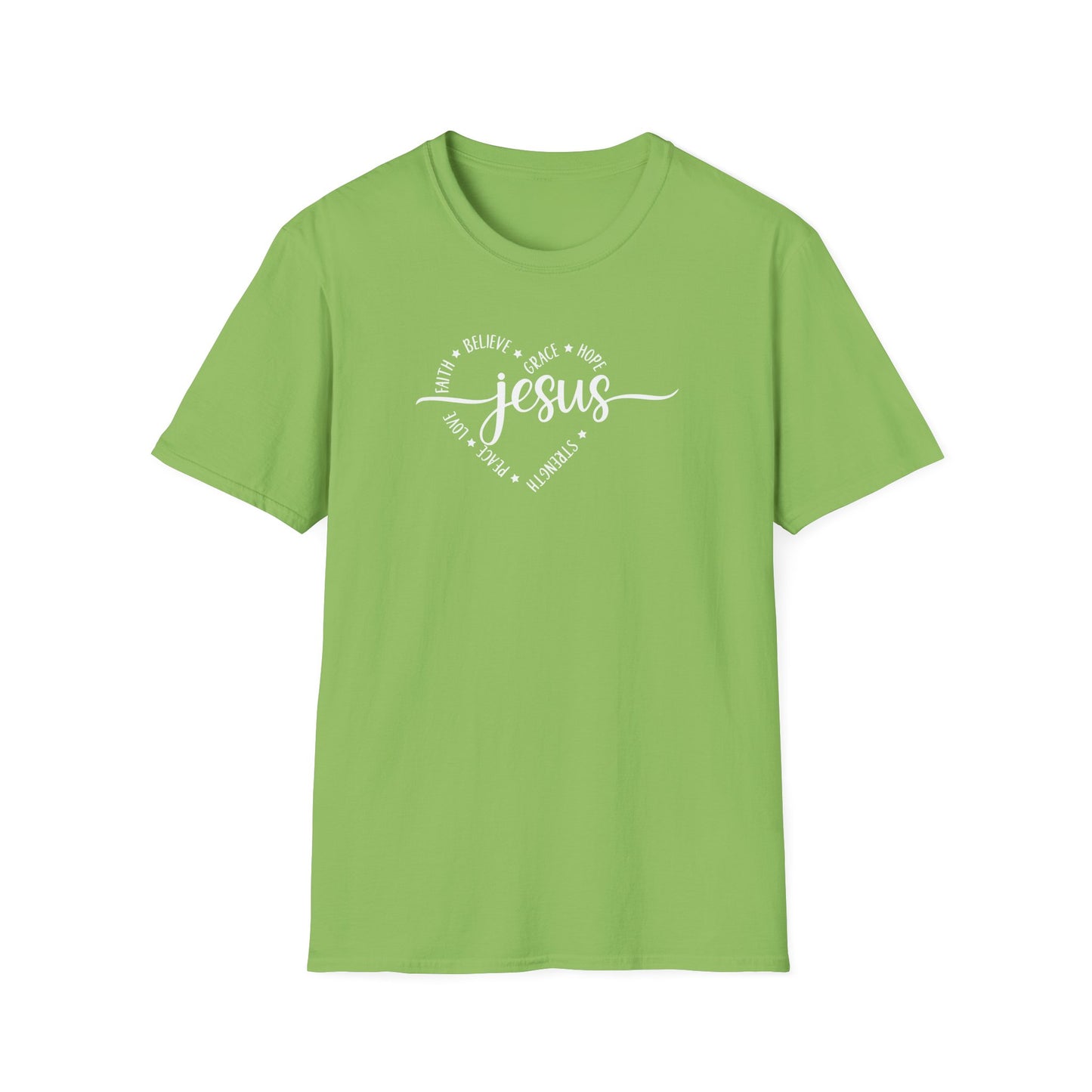 Heart-Jesus Unisex Softstyle T-Shirt