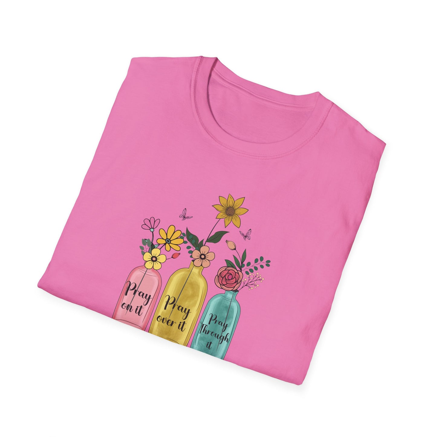 Jars of Flowers Unisex Softstyle T-Shirt