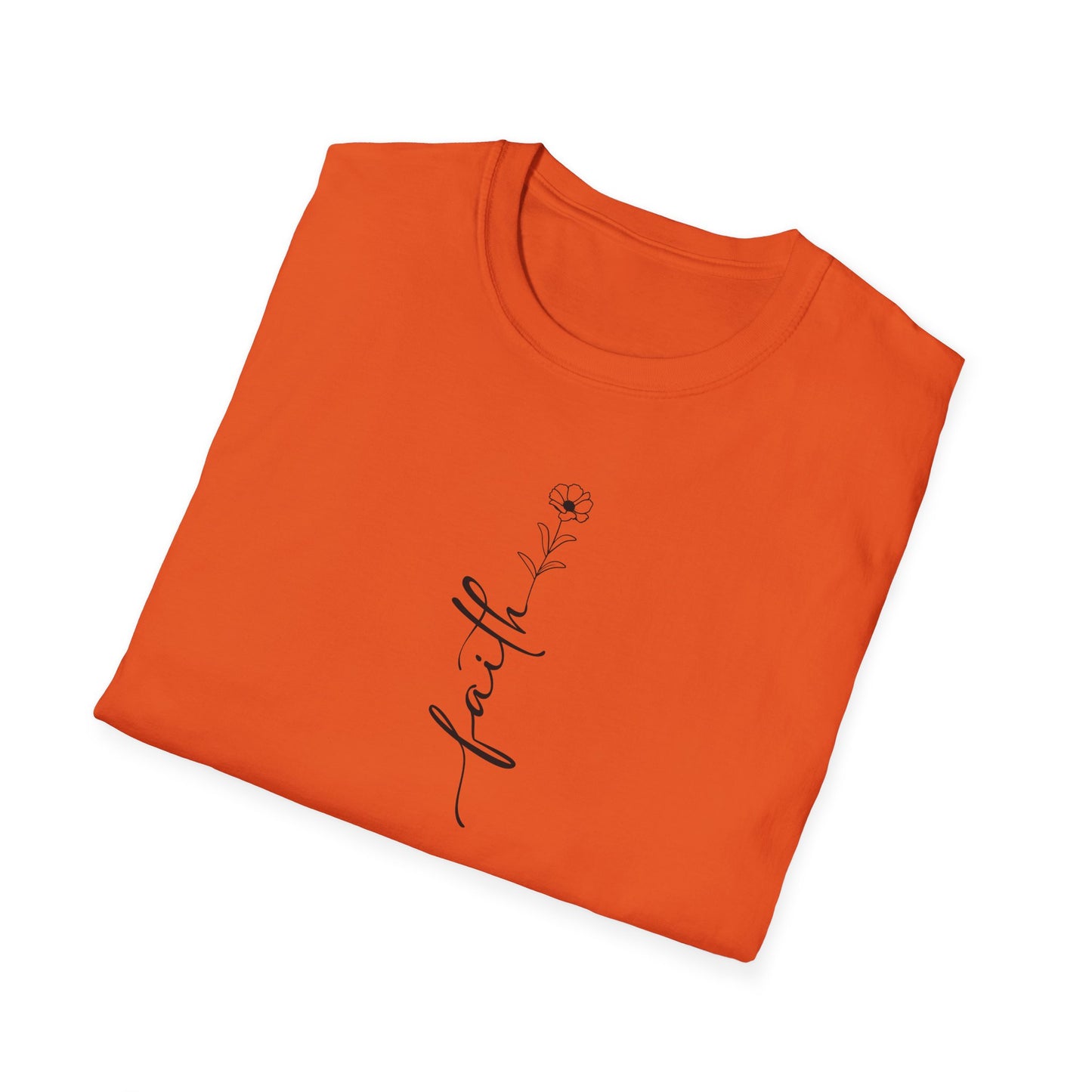Faith Flower Unisex Softstyle T-Shirt