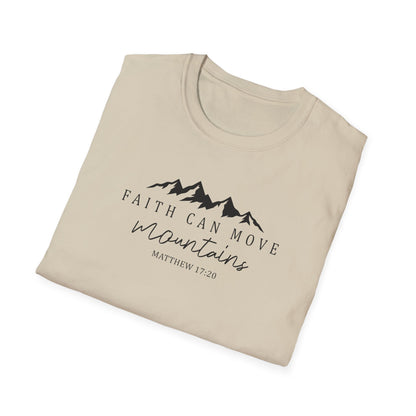 Faith Can Move Mountains D-2 Unisex Softstyle T-Shirt