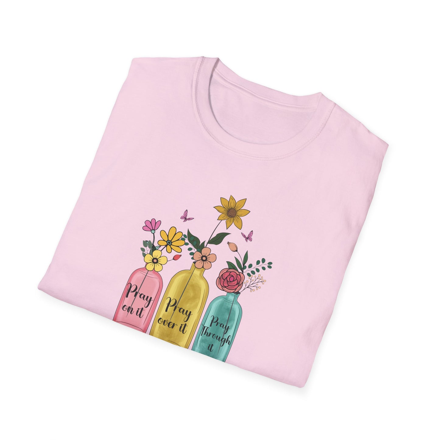 Jars of Flowers Unisex Softstyle T-Shirt