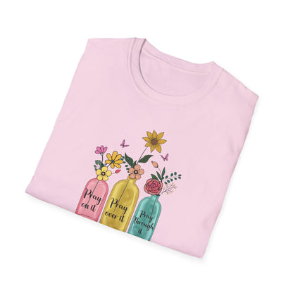 Jars of Flowers Unisex Softstyle T-Shirt