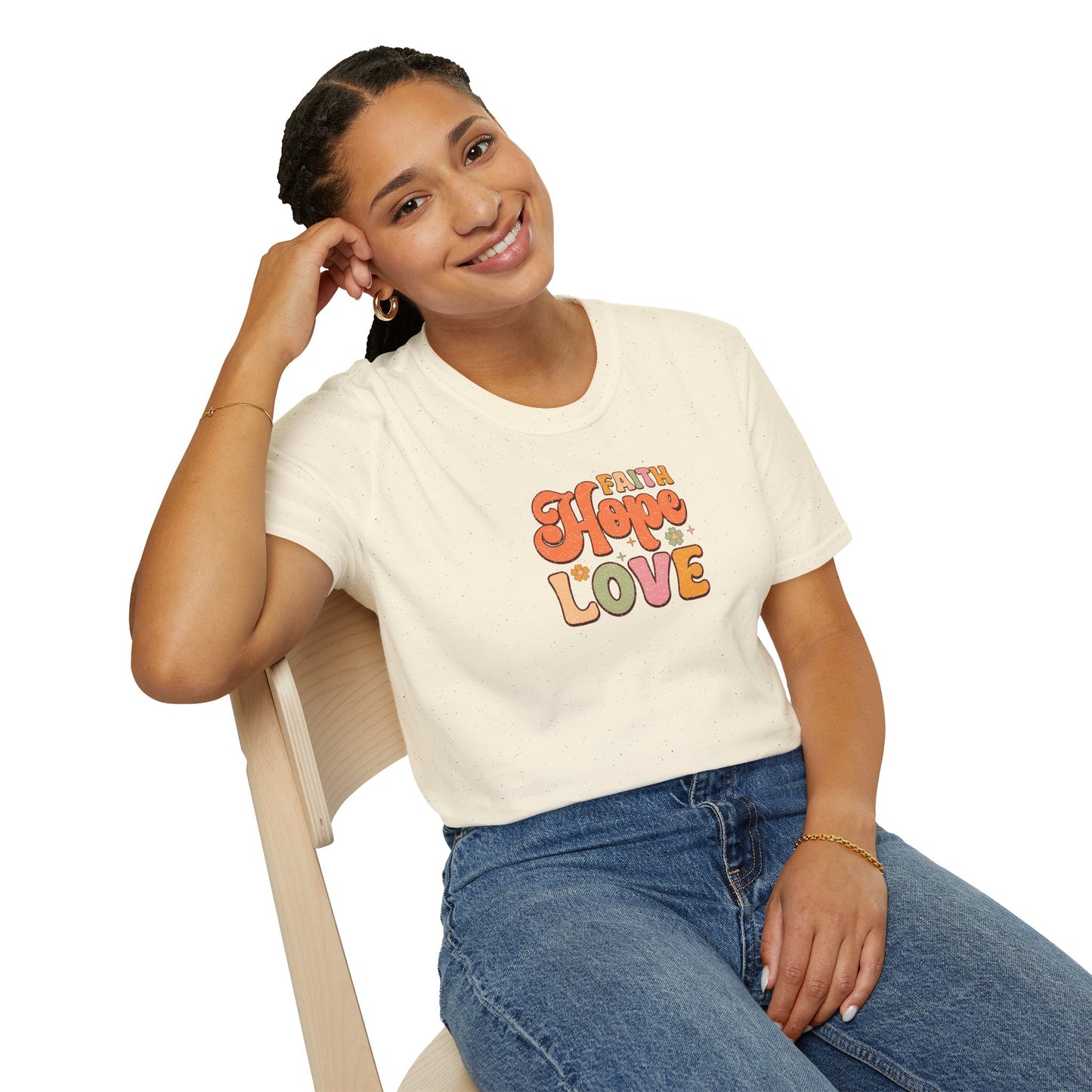 FAITH HOPE LOVE Unisex Softstyle T-Shirt