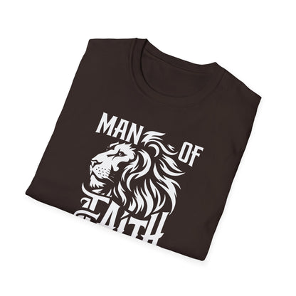 Man of Faith Front Unisex Softstyle T-Shirt