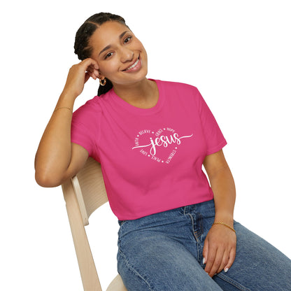 Heart-Jesus Unisex Softstyle T-Shirt