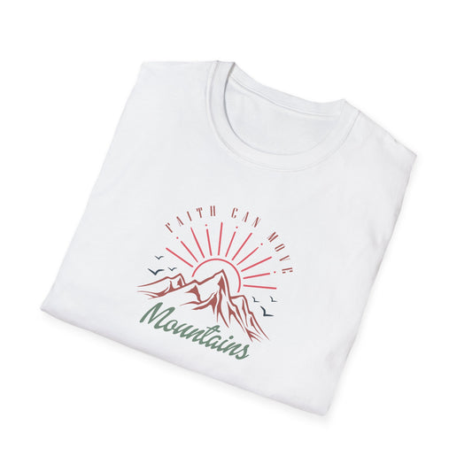 Faith Can Move Mountains D-3 Unisex Softstyle T-Shirt