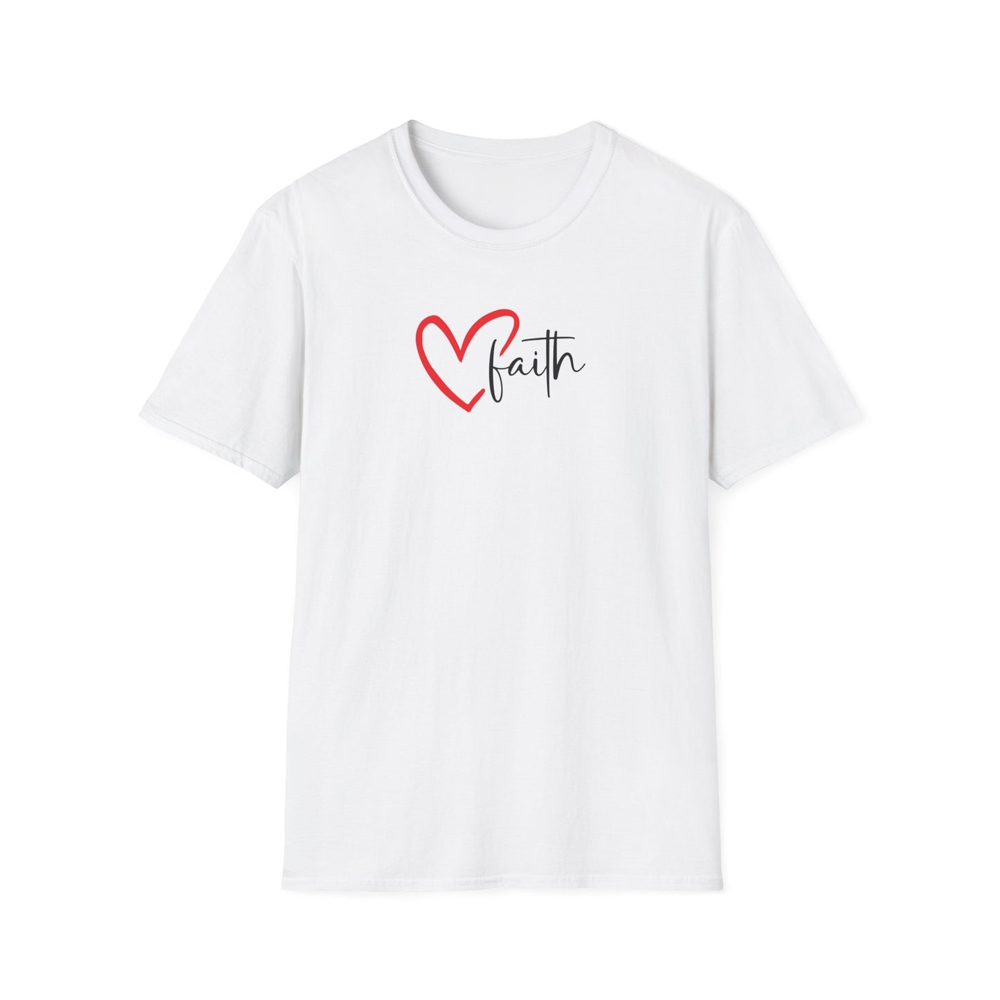 Faith Heart - Unisex Softstyle T-Shirt