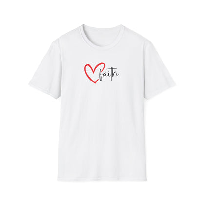 Faith Heart - Unisex Softstyle T-Shirt
