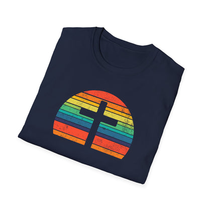 Retro Cross Unisex Softstyle T-Shirt