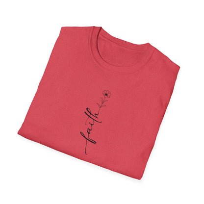 Faith Flower Unisex Softstyle T-Shirt