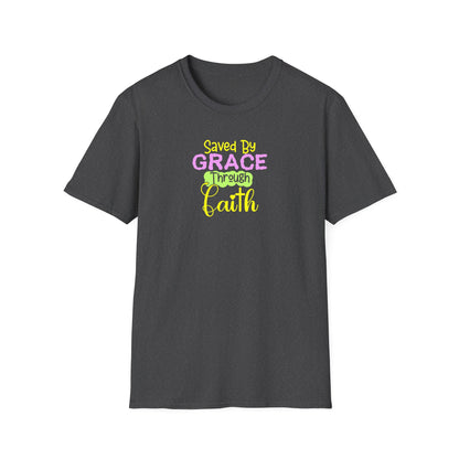 "Saved by Grace Through Faith" Unisex Softstyle T-Shirt