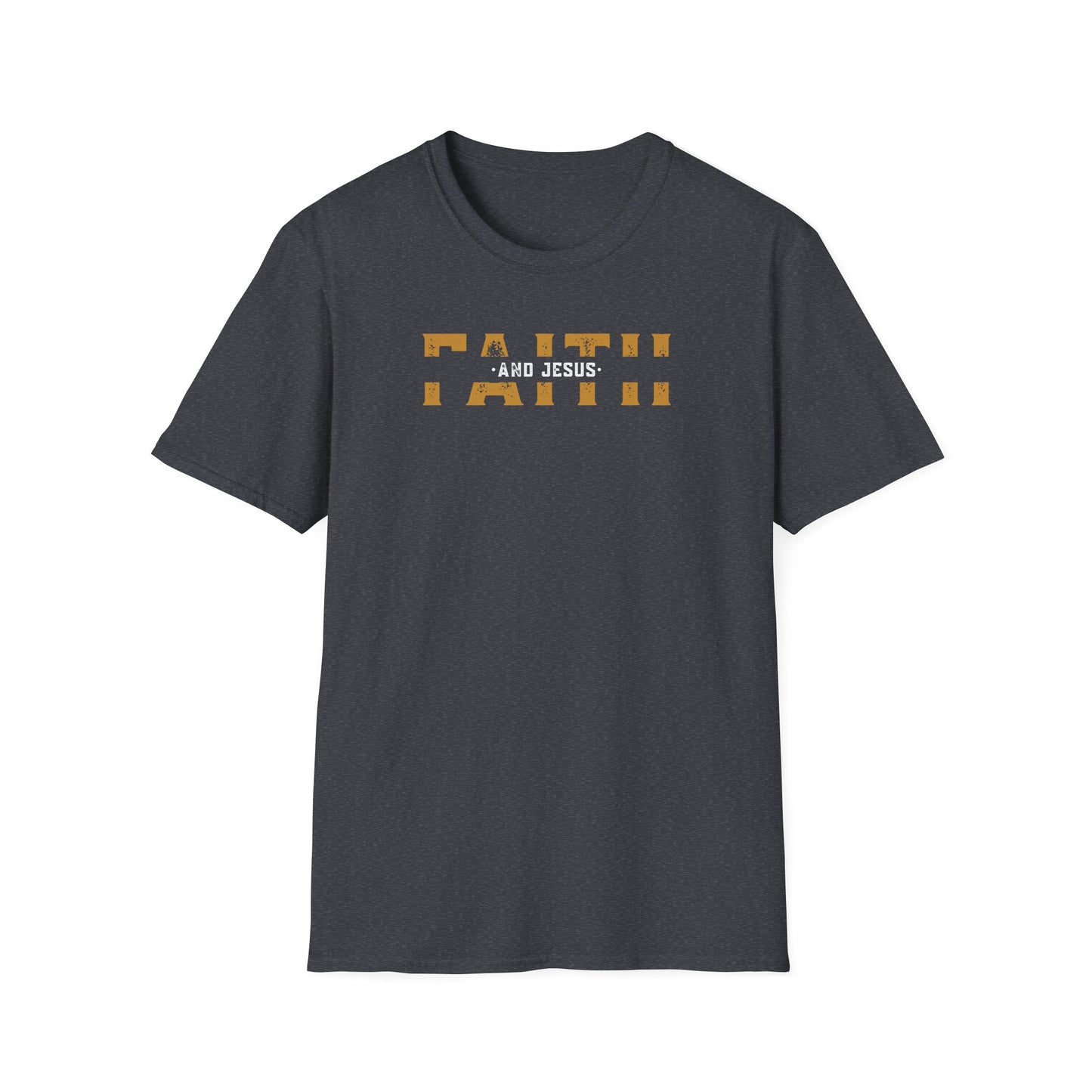 Faith and Jesus  Unisex Softstyle T-Shirt