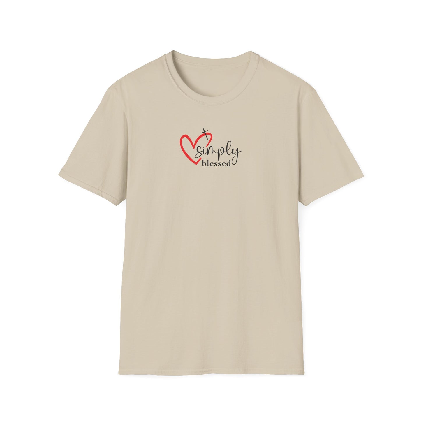 "Simply Blessed" Unisex Softstyle T-Shirt