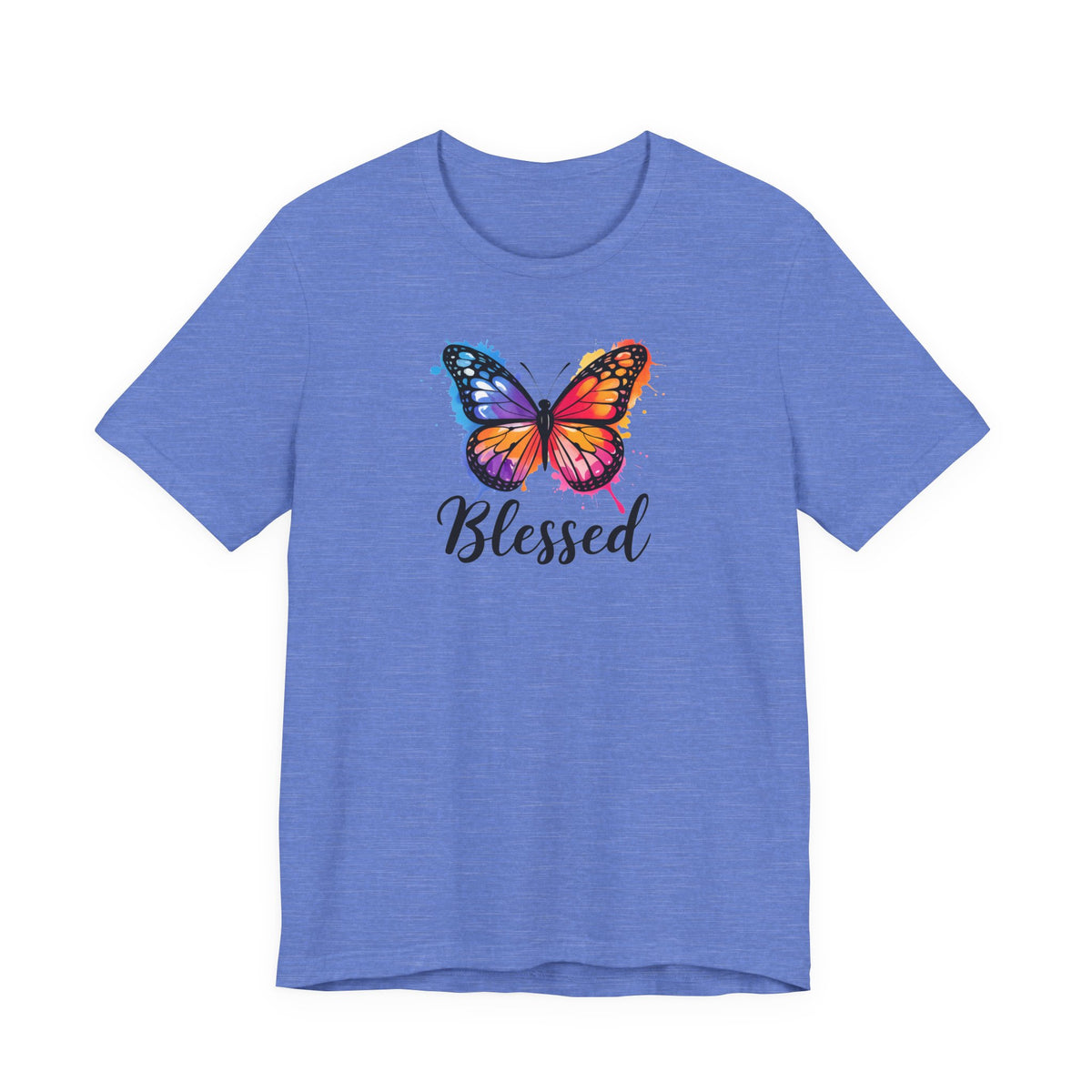 Color Splat Butterfly Unisex Softstyle T-Shirt