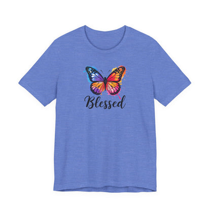 Color Splat Butterfly Unisex Softstyle T-Shirt
