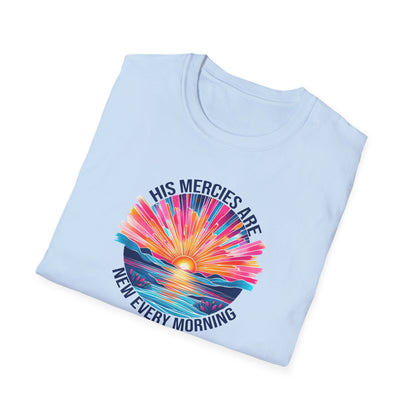 "His Mercies Are New" Unisex Softstyle T-Shirt