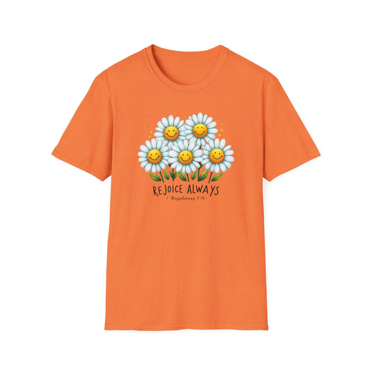 "Rejoice Always" Unisex Softstyle T-Shirt