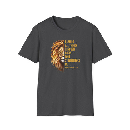 "I Can Do All Things Through Christ" - Unisex Softstyle T-Shirt