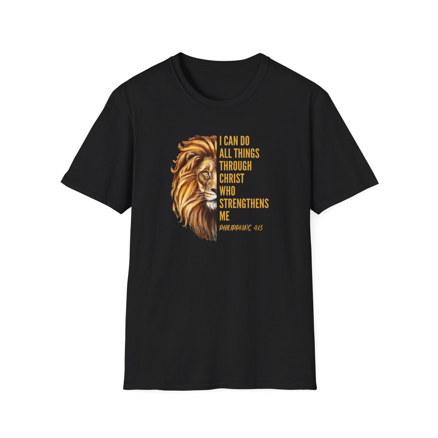 "I Can Do All Things Through Christ" - Unisex Softstyle T-Shirt