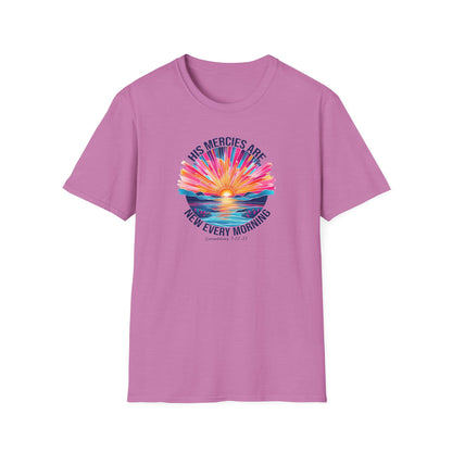 "His Mercies Are New" Unisex Softstyle T-Shirt