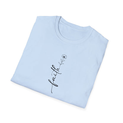 Faith Flower Unisex Softstyle T-Shirt