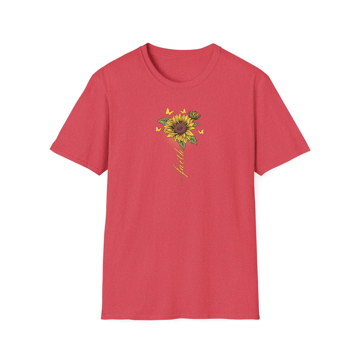 Faith Flower Unisex Softstyle T-Shirt