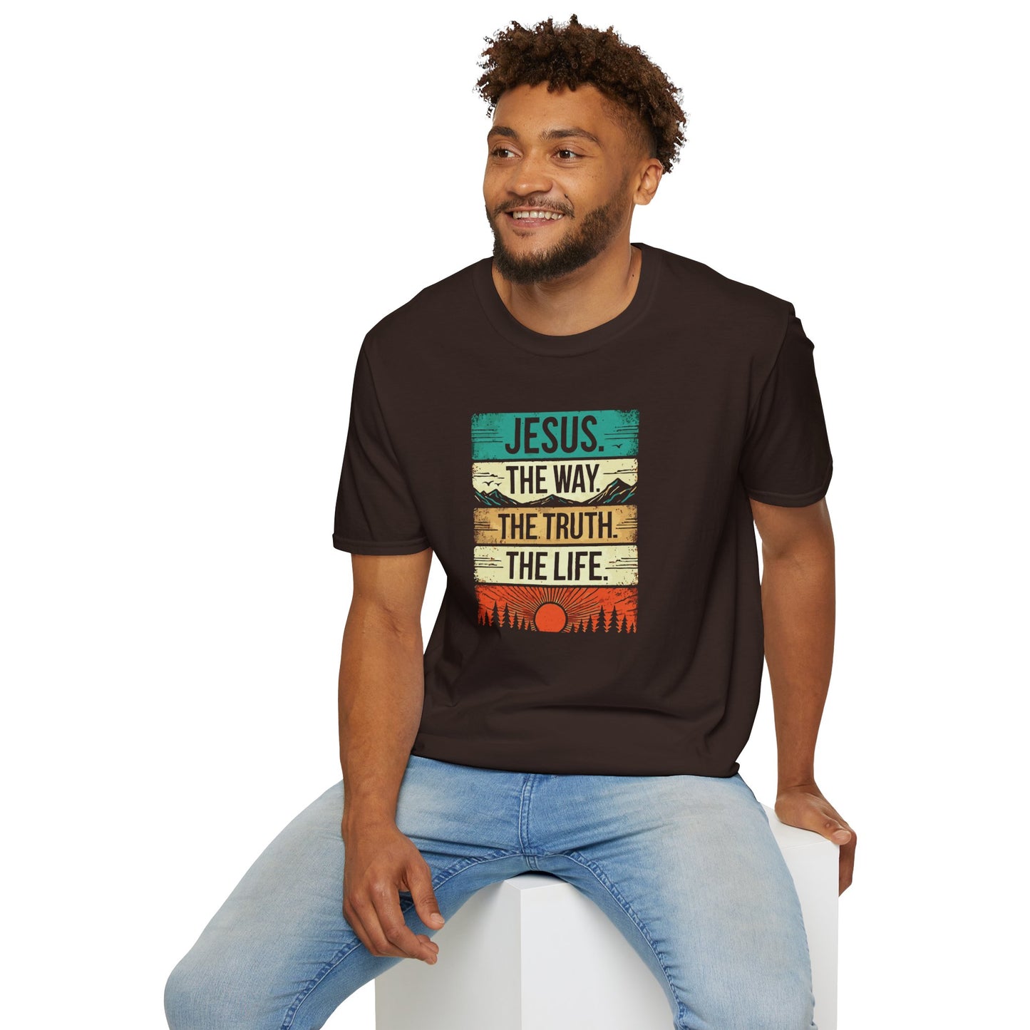 The Way The Truth The Life - Unisex Softstyle T-Shirt