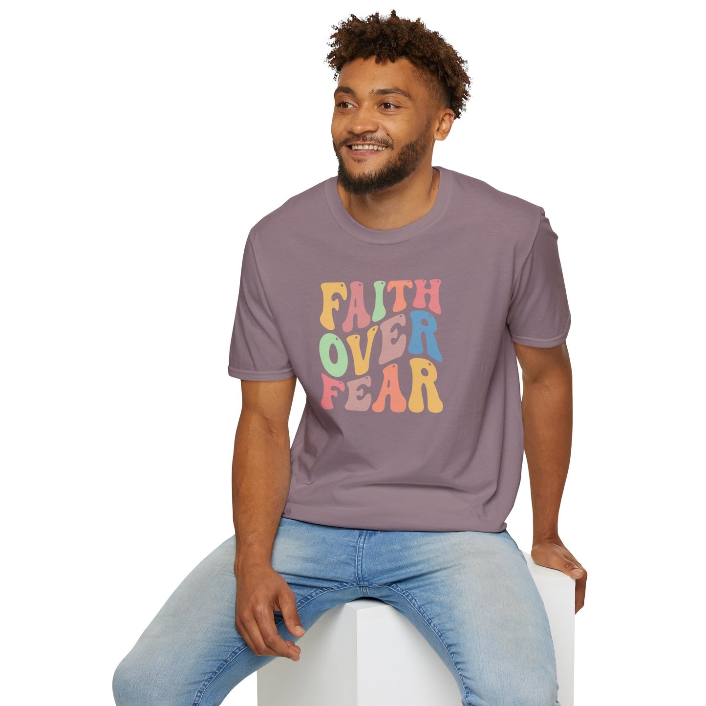 Faith Over Fear Unisex Softstyle T-Shirt
