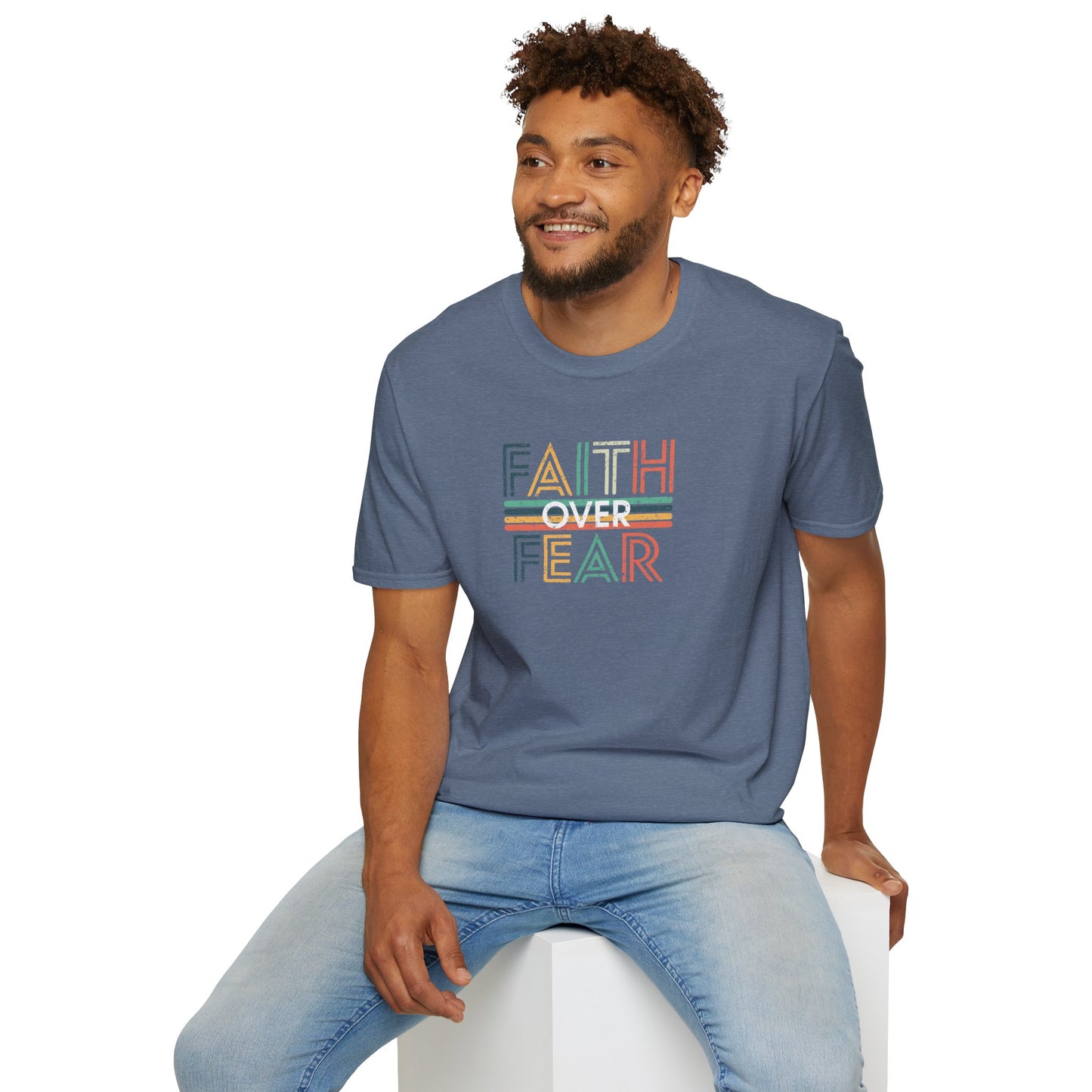 Faith Over Fear Unisex Softstyle T-Shirt