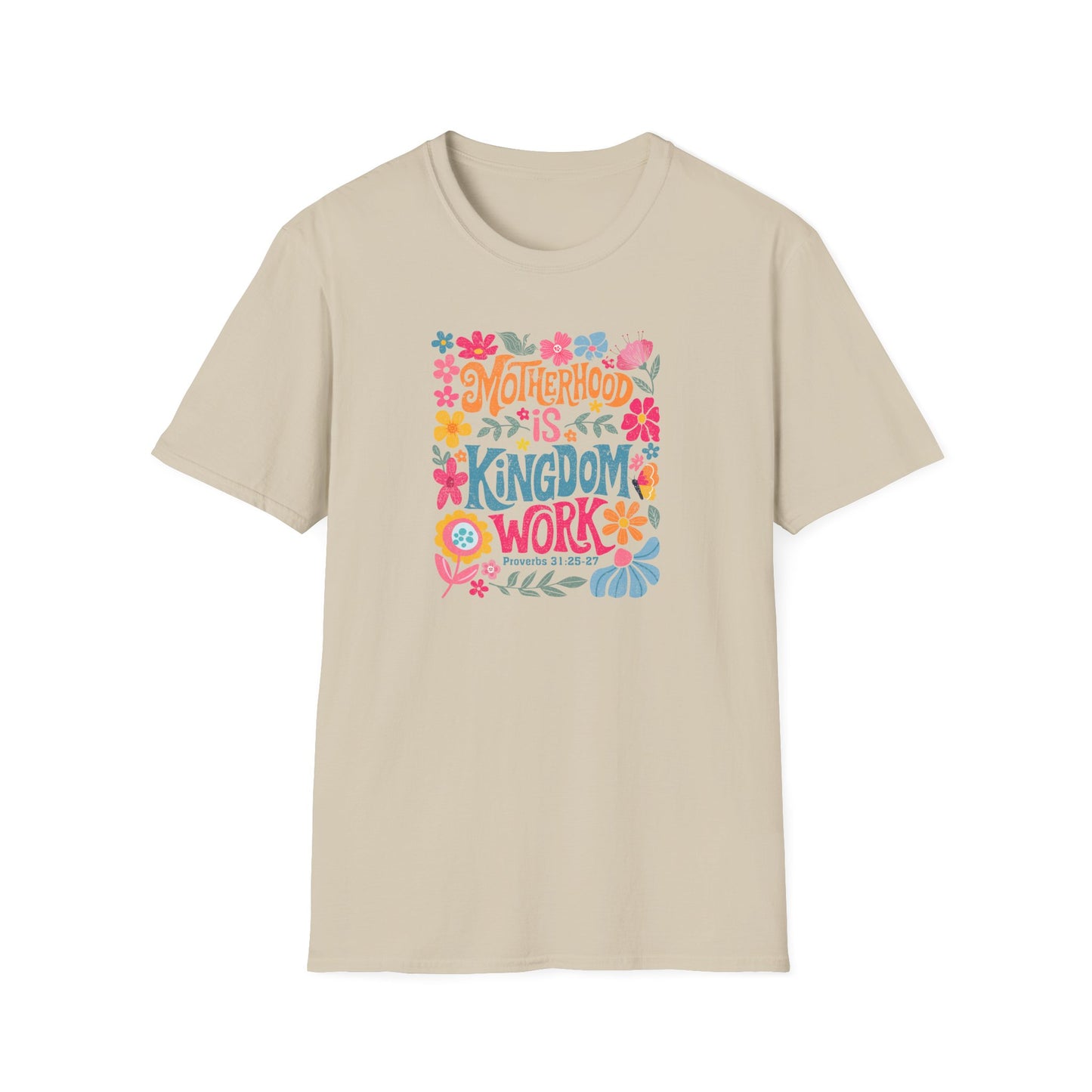 Motherhood is Kingdom Work Softstyle T-Shirt