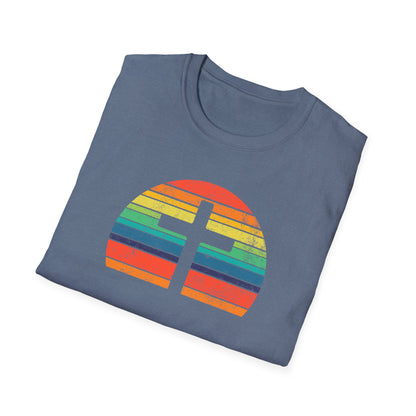 Retro Cross Unisex Softstyle T-Shirt