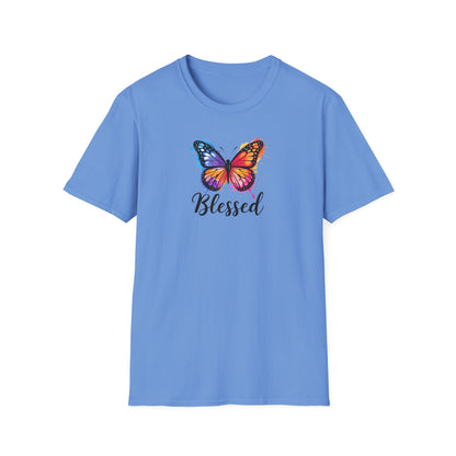 Color Splat Butterfly Unisex Softstyle T-Shirt