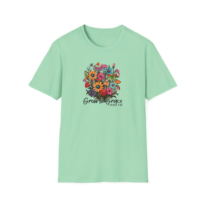 "Grow in Grace" - Unisex Softstyle T-Shirt