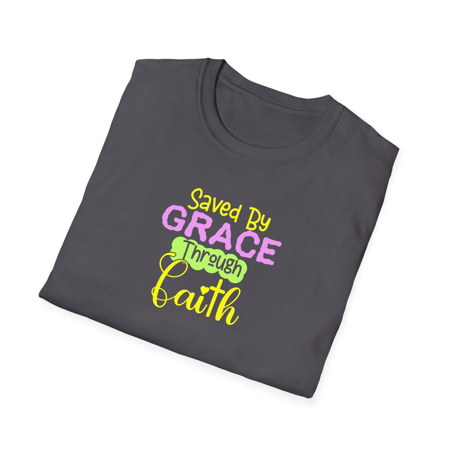 "Saved by Grace Through Faith" Unisex Softstyle T-Shirt