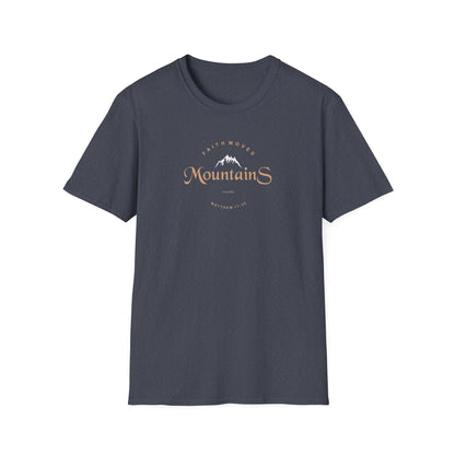 Faith Moves Mountains Unisex Softstyle T-Shirt