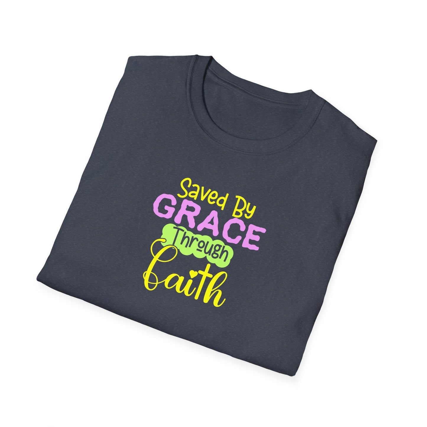 "Saved by Grace Through Faith" Unisex Softstyle T-Shirt