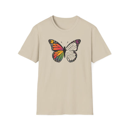 Butterfly - Black Font T-Shirt